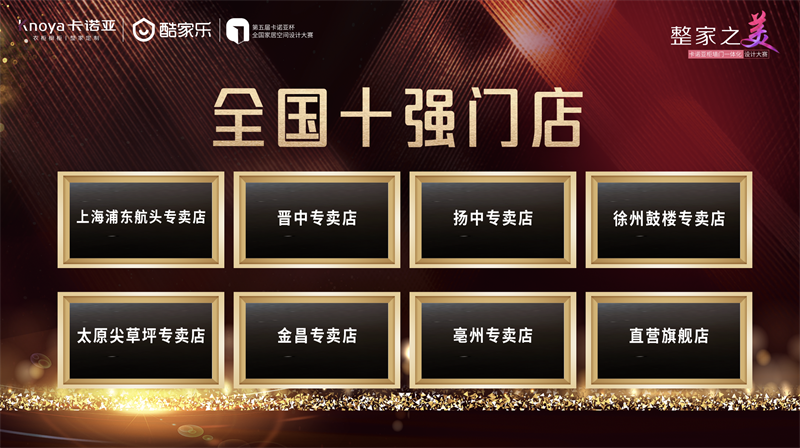 卡諾亞，全國十強(qiáng)門店